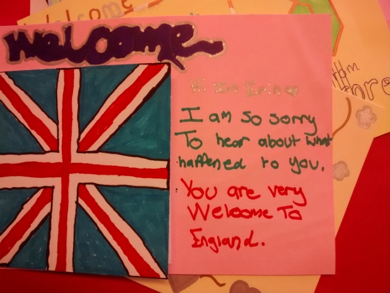 Halifax School Welcome Cards – Suffolk Refugee Support